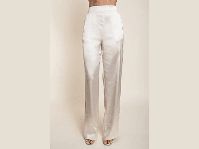 Satin Wide Leg Pants